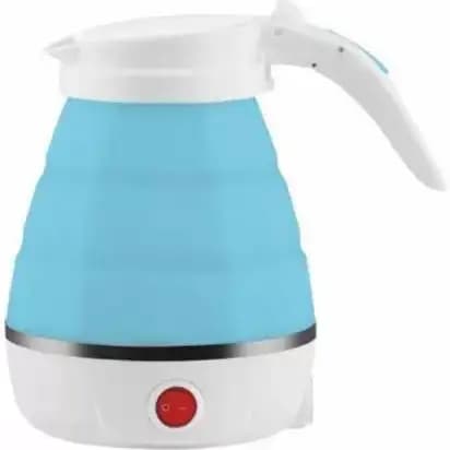 Foldable And Portable Teapot Water Heater Electric Kettle For Travel And Home Tea Pot Water Kettle Silica Gel Fast Water Boiling 600 Ml