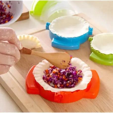 3 Pcs Dumpling Mould Multicolor Dough Mold Diy Dough Press Turnover