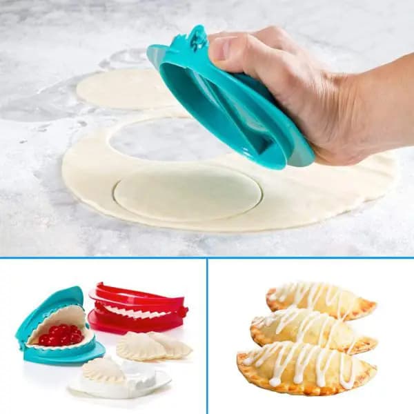 3 Pcs Dumpling Mould Multicolor Dough Mold Diy Dough Press Turnover