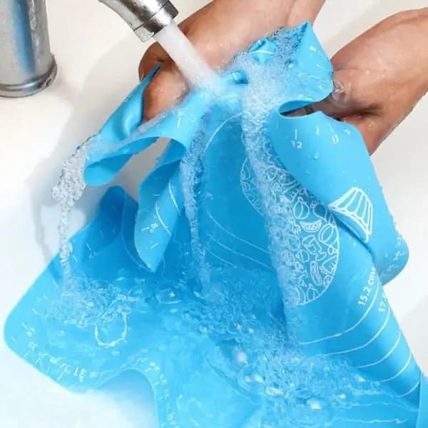 Silicone Roti Mat, Non stick, Washable Flour Mat, 50x40cm (random Colour)