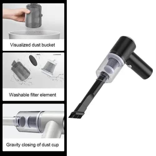 Car Vacuum Cleaner Usb Wireless Household Car Office Use Mini Portable Sweeper Vacuum Ashtray Nail Dust Cleaning Machine (rechargeable)
