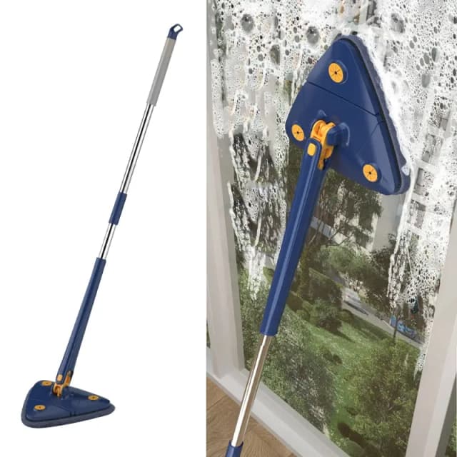 New Extended Triangle Mop 360 Twist Squeeze Wringing X-type (Random Color)