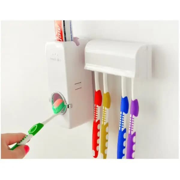 Automatic Toothpaste Dispenser Squeezer & Holder Set