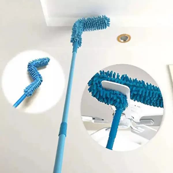 Microfiber Flexible Duster With Telescopic Rod Size Ft 5 (random Colors)